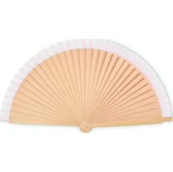 Dřevěný vějíř Woodfan - Bílá