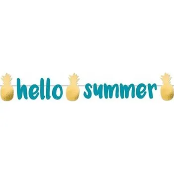 Girlanda Amscan Hello Summer Ananas 90 cm