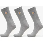 Ponožky Dickies Valley Grove Sock 3-Pack Grey Melange 39-42