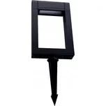 Osvětlovací sloupek AZzardo s integrovaným LED zdrojem 29 cm černý IP65