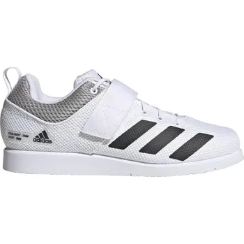 Pánská fitness obuv ADIDAS Boty Powerlift 5 Weightlifting 40 1/3 BÍLÁ|ČERNÁ|ŠEDÁ