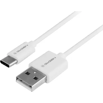 Kabel GoGEN USB / USB-C, 0,5m - bílý