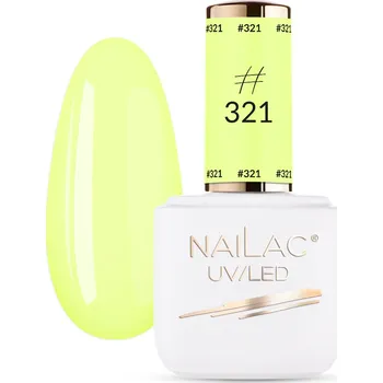 Lak na nehty Hybridní lak barevný lak NaiLac #321 7 ml