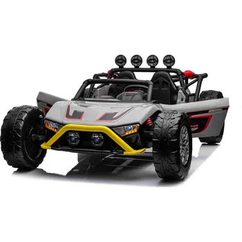 Dětská tříkolka Elektrická bugina Monster RACING 400W XXL šedá