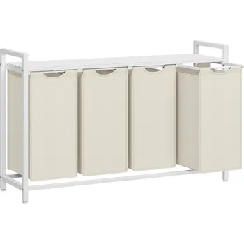 Koš na prádlo Koš na prádlo Vasagle Blumo 160 L bílý