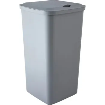 Odpadkový koš Odpadkový koš do koupelny s výklopným víkem Altom Design šedý 10 l