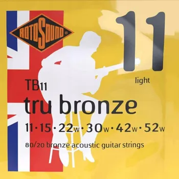 Hudební nástroj Rotosound TB 11 Tru Bronze 11 52 struny pro akustickou kytaru
