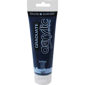 Výtvarná barva Daler-Rowney Barva akrylová Graduate 120 ml, indigo