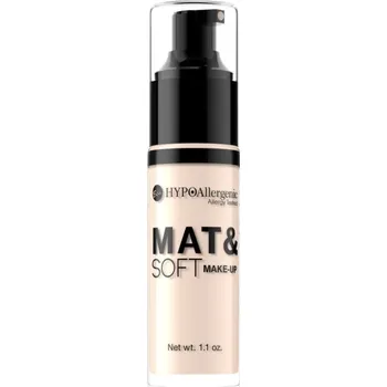 Přípravek na tvář Bell Hypoallergenic Mat&Soft lehký matující make-up odstín 00 Alabaster 30 ml