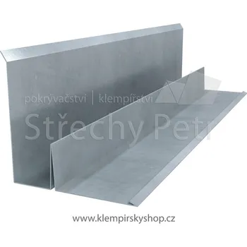 Střešní lemovaní Střechy Petr Lemování ke zdi 330 mm Al+ Barva: bílá RAL 9010