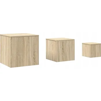 Konferenční stolek Čtvercový stolek VidaXL 45 x 45 x 45 cm, dub sonoma