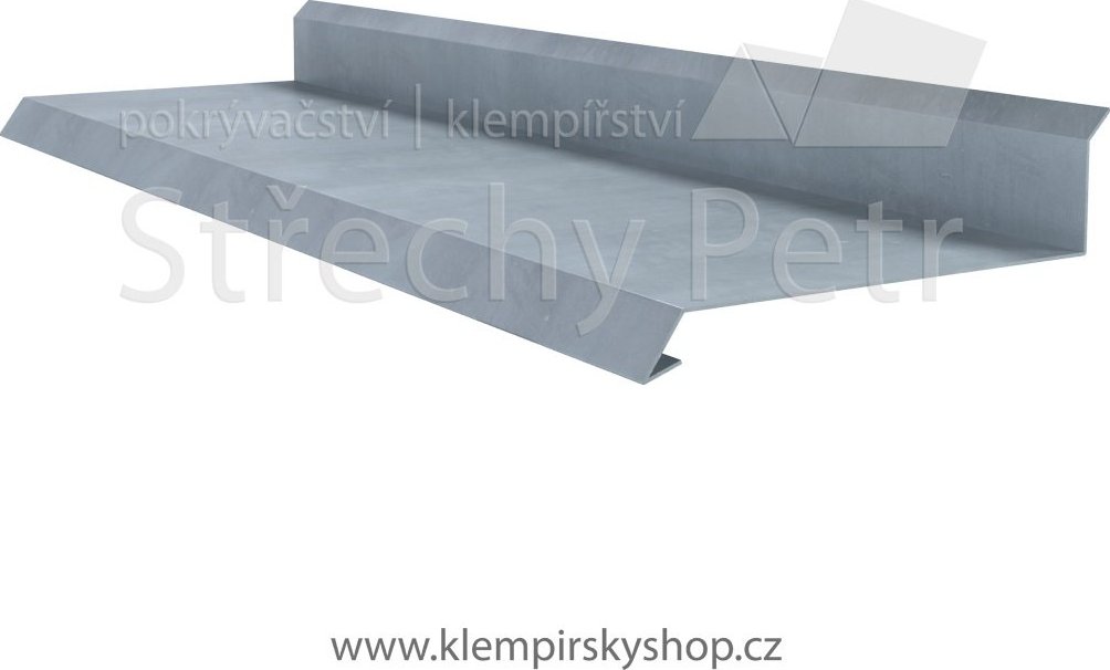 Střechy Petr Oplechování říms 250 mm PE25 Barva: hnědá RAL 8019