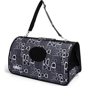 Taška pro psa a kočku Přenosná taška pro zvířata Nobleza Exposite S 44 x 25 x 25 cm Barva: Černá