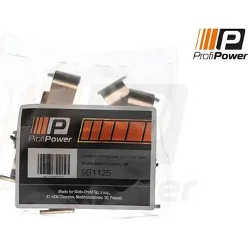 Přislušenství brzdového systému Sada příslušenství obložení kotoučové brzdy ProfiPower 9B1125