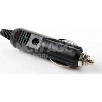 Autopojistky Zástrčka zapalovače s pojistkou a diodou, černá - NEW AGE 413