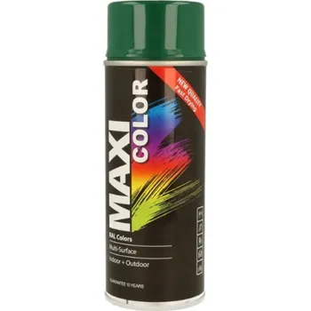 Barva ve spreji European Aerosols s.r.o. Sprej MaxiColor, univerzální, RAL6005 mechová zelená lesk, 400ml