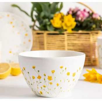 Miska salátová mísa porcelánová miska 730 ml Altom Design Kačence 14 cm