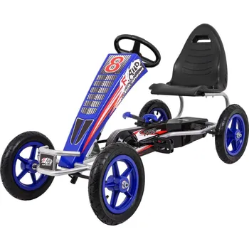 Dětské šlapadlo Šlapací čtyřkolka Go-Kart F8 modrá