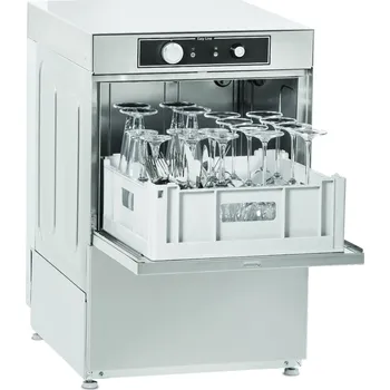 Myčka nádobí asber Myčka na sklo s dávkovačem leštícího prostředku, koš 400x400 mm | ASBER, GE-400