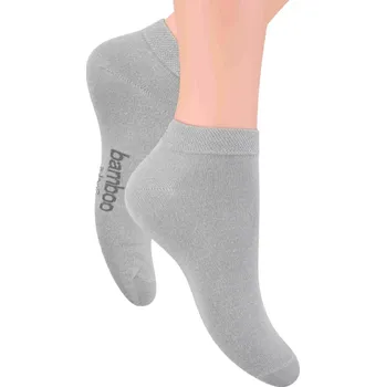 Dámské ponožky Kotníčkové ponožky Steven s bambusem 094 šedé velikost 38-40