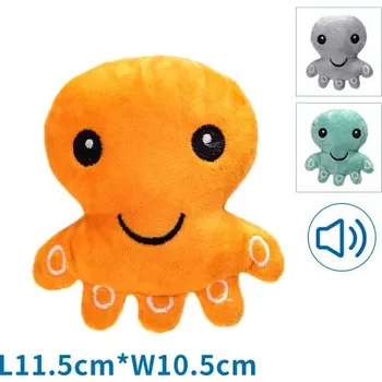 Hračka pro psa Plyšová hračka pro psa Nobleza - chobotnice 11,5 cm Barva: Oranžová