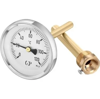 Udírna Teploměr do udírny 0-120°C s jímkou 12/100mm