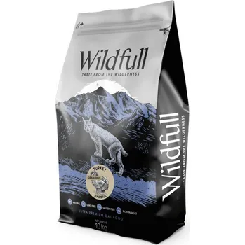 Krmivo pro kočku Wildfull Cat Adult Hairball - Turkey & Pumpkin 10kg