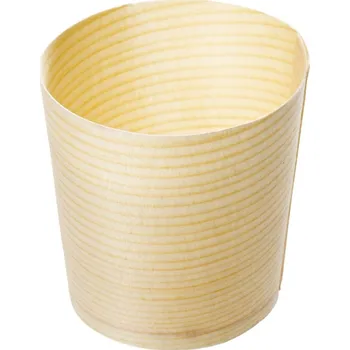 Jednorázové nádobí Verlo Kelímek bambusový 4,5 × 4,5 cm (50 ks)| TOM, V-30030