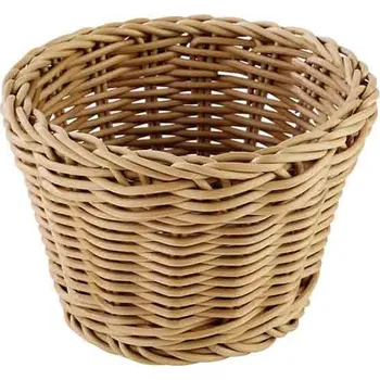 Servírovací stolek APS Košík kulatý o průměru 130 mm, béžový | APS, Profi Line