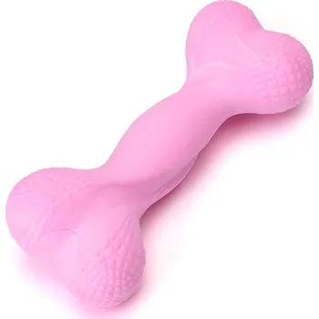 Hračka pro psa Gumová dentální kost pro psa Nobleza - 15,5 cm Barva: Růžová