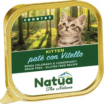 Krmivo pro kočku Natua Country Kitten - Telecí paté 100g