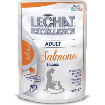 Krmivo pro kočku Monge Italy Monge LeChat Excellence Adult kousky lososa 100 g