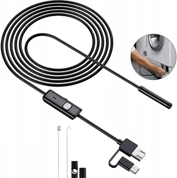 ENDOSKOPICKÁ INSPEKČNÍ KAMERA 3v1 pro PC, TELEFON a ANDROID HD