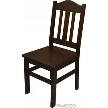 Jídelní židle DŘEVĚNÁ ŽIDLE, barva ořech, svislé P