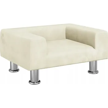 Pelíšek pro psa VidaXL Pelíšek pro psa, krémový, 50x40x26,5 cm