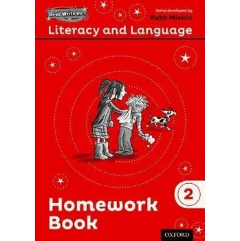 Cizí jazyk Read Write Inc.: Literacy & Language: Year 2 Homework Book Pack of 10 - Miskin, Ruth a Pursgrove, Janey a Raby, Charlotte