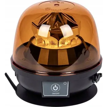 Maják Výstražná LED lampa maják magnet na AKUMULÁTOR s magnetem bezdrátová