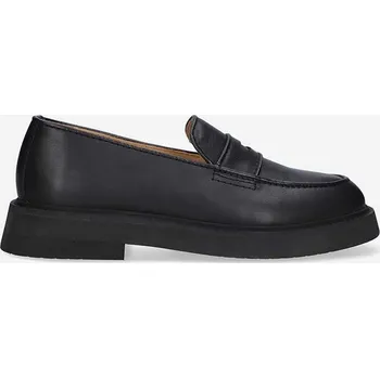 Dámské mokasíny Kožené mokasíny A.P.C. Mocassins Gael, 45, černá, 99X