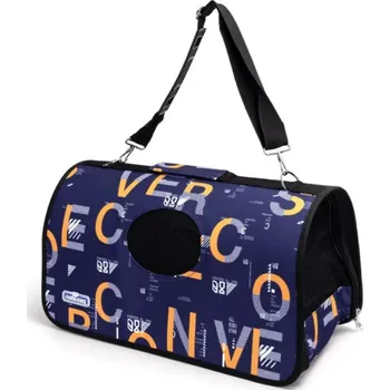 Taška pro psa a kočku Přenosná taška pro zvířata Nobleza Exposite S 44 x 25 x 25 cm Barva: Fialová