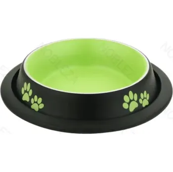 Miska pro psa Nerezová miska Nobleza - Dark Color S 470 ml Barva: Zelená