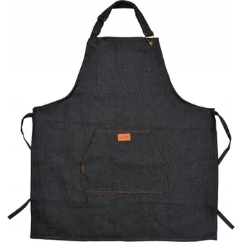 Kuchyňská zástěra Černo-modrá džínová kuchyňská zástěra Michele III - 74x65 cm