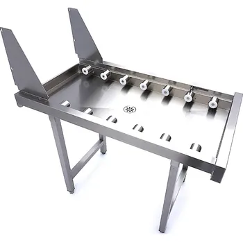 Myčka nádobí Maxima Nerezový rovný válečkový stůl - pro dopravník košů myčky nádobí | Maxima, 09240121