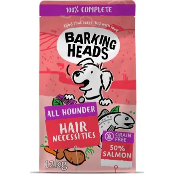 Krmivo pro psa BARKING HEADS All Hounder Hair Necessities Salmon 12kg