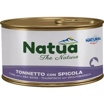Krmivo pro kočku Natua Cat Adult - Filety z tuňáka a mořského vlka 85g