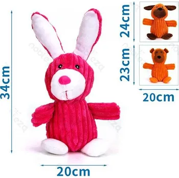 Hračka pro psa Plyšová hračka Nobleza zvířátka Manchester 34 cm Barva: Oranžová