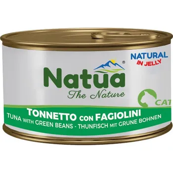 Krmivo pro kočku Natua Cat Adult - Filety z tuňáka a zelené fazolky 85g