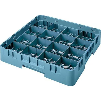 Cambro Koš Camrack 16 pozic, výška sklenice 11 cm - Tyrkysová| TOM, R-16S418-414