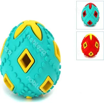 Hračka pro psa Gumový míč pro psa Nobleza Hollow Egg 8 cm Barva: Tyrkysová