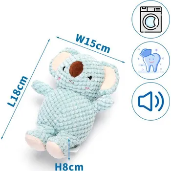 Hračka pro psa Plyšová hračka Nobleza - Sametová koala 18 cm