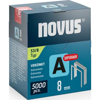 Hřebík NOVUS sponky A53, 8mm, 5000ks